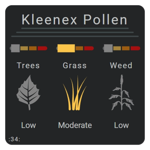 Flexible Horseshoe Card - Card 34 for Kleenex Pollen